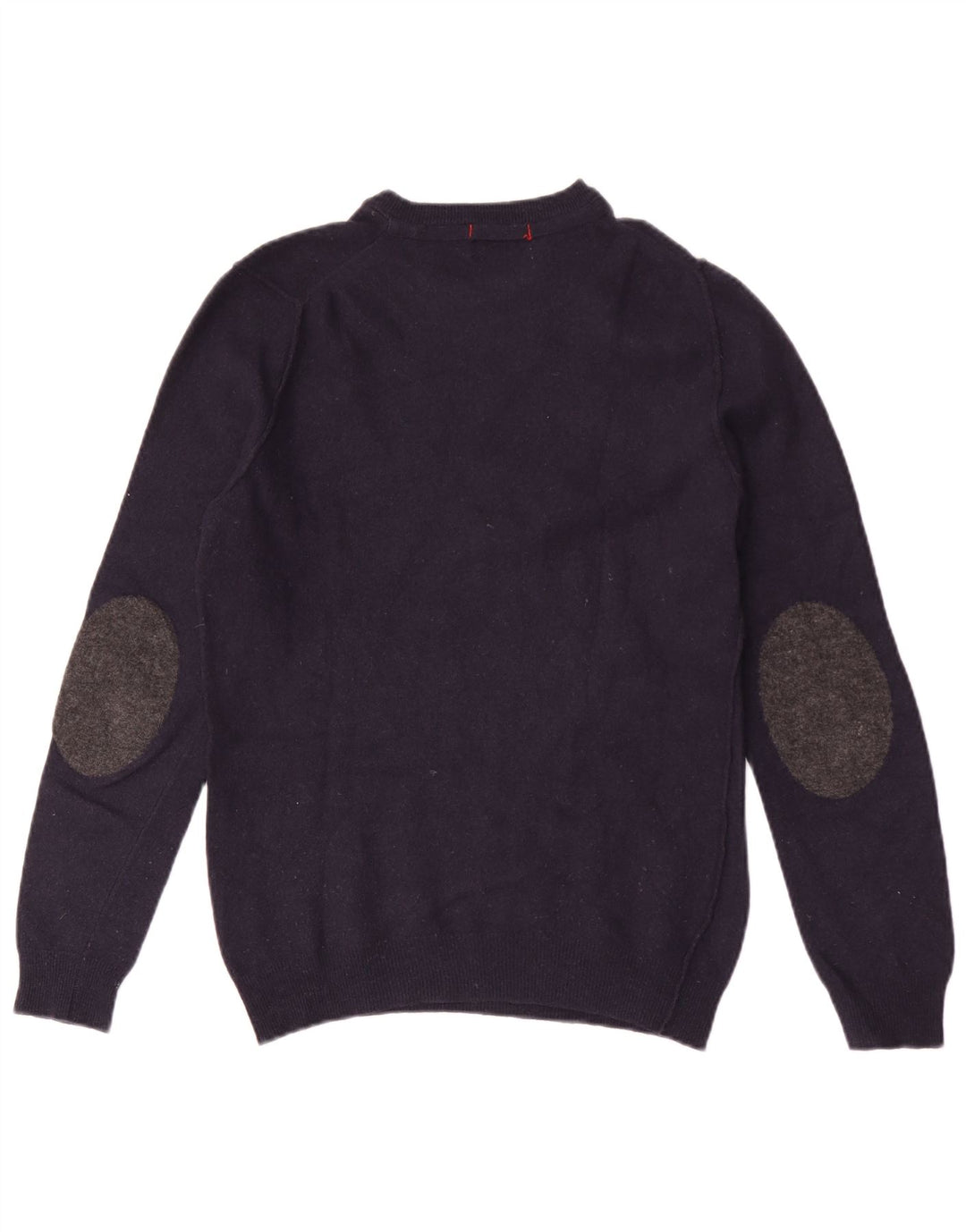 Pulover pentru bărbați Woolrich cu decolteu rotund din lână bleumarin mic