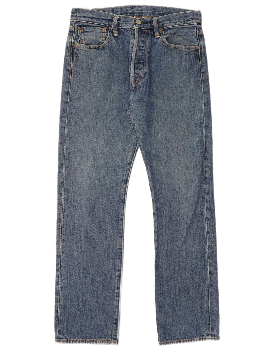 Blugi drepti pentru bărbați Levi's 501 W30 L30 Bumbac albastru