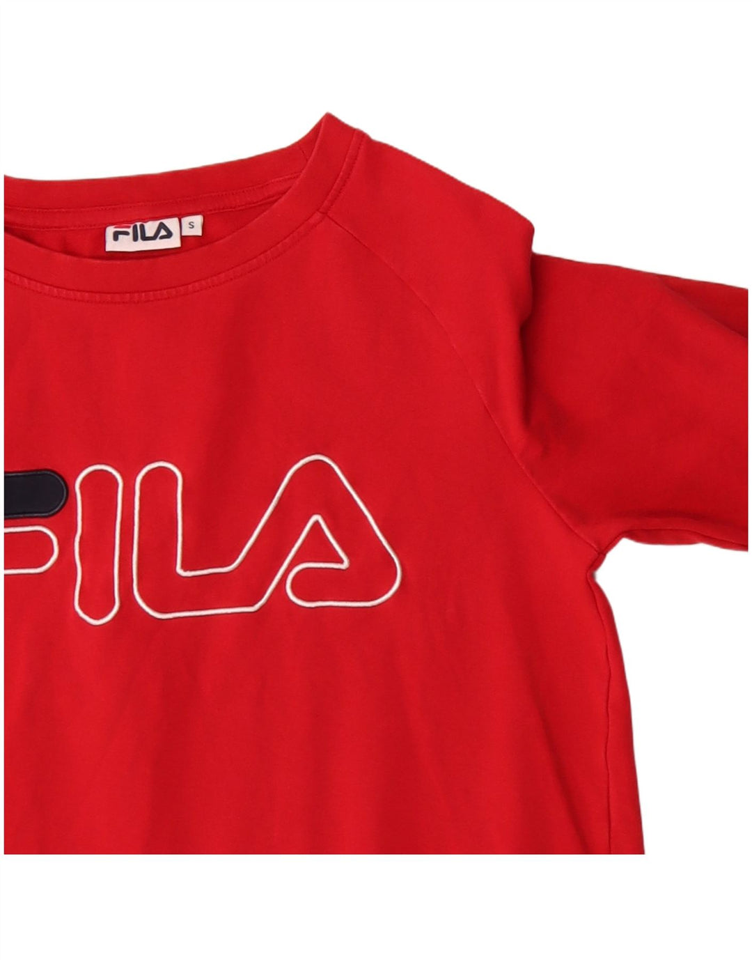 Pulover pentru damă Fila Graphic Pulover UK 10 Bumbac roșu mic