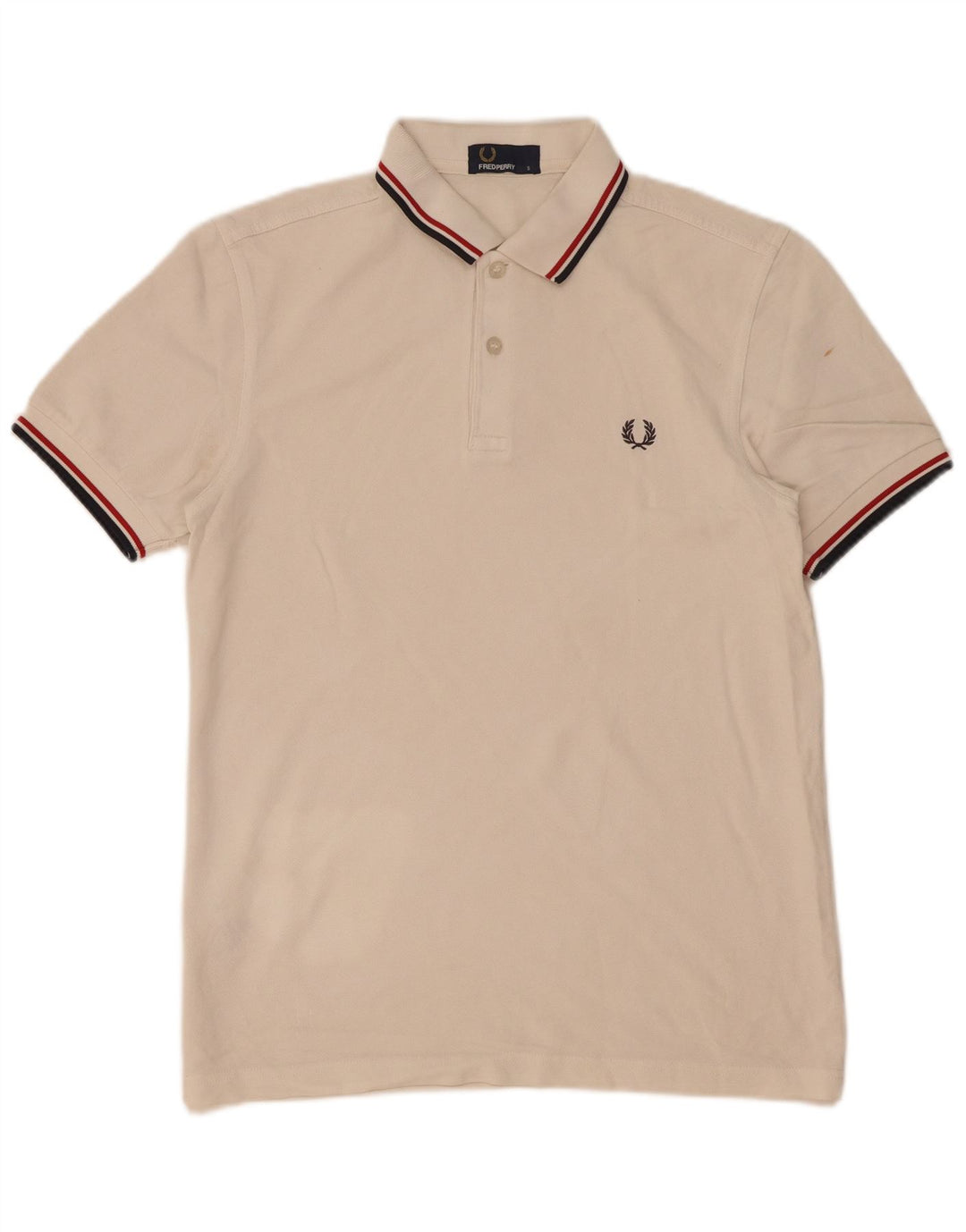 Cămașă polo Fred Perry pentru bărbați, bumbac cu dungi albe