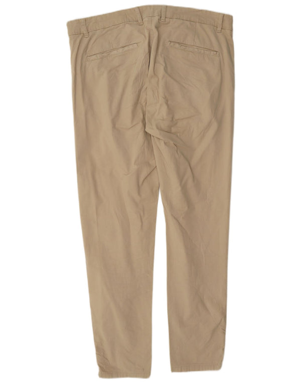 Pantaloni chino slim pentru bărbați Zara EU 48 XL W38 L30 Bej