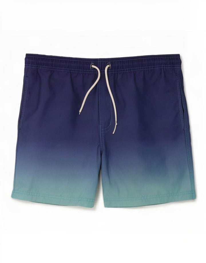 Pantaloni scurți de înot pentru bărbați Marks & Spencer, albastru mediu, poliester color bloc