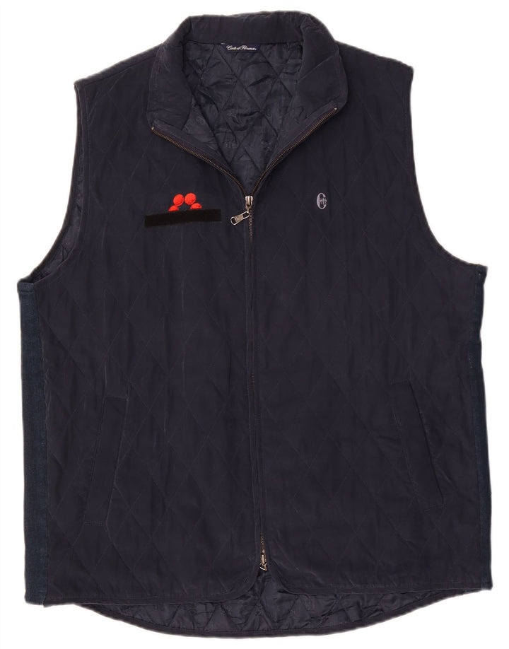 Gilet matlasat CONTE OF FLORENCE pentru bărbați UK 44 2XL bleumarin