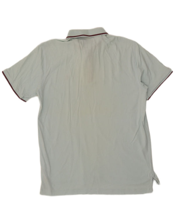 Penguin Mens Polo Shirt Large Turquoise Cotton