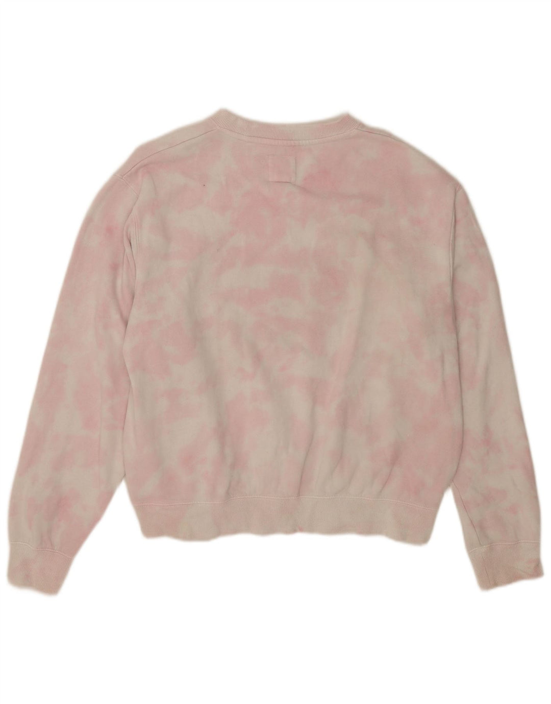 Pulover cu grafic pentru femei Billabong UK 14 Medium Pink Tie Dye