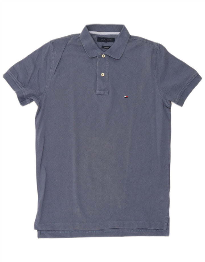 Tricou polo Tommy Hilfiger pentru bărbați, cu croiala normală, albastru mic
