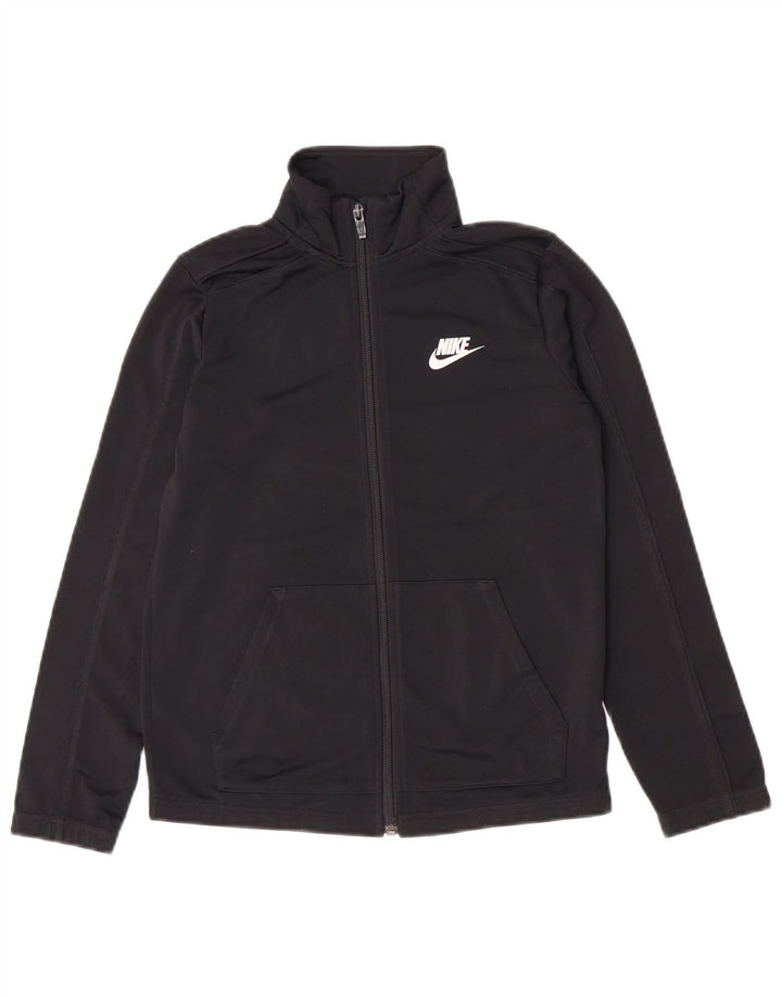 Jachetă de trening pentru băieți Nike 10-11 ani Poliester negru mediu