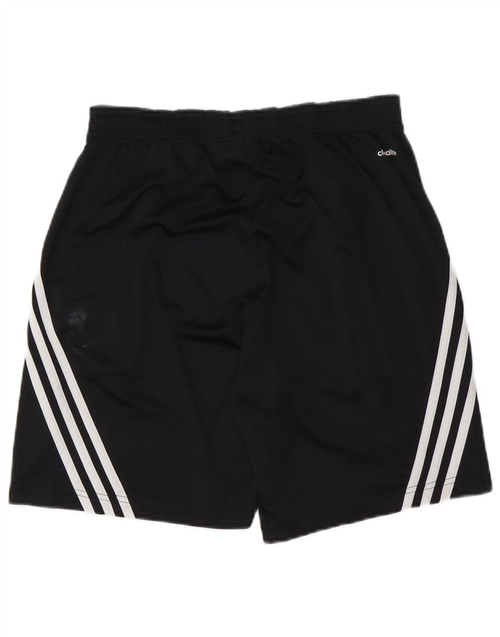 Pantaloni scurți sport pentru bărbați Adidas Climalite, poliester mediu negru