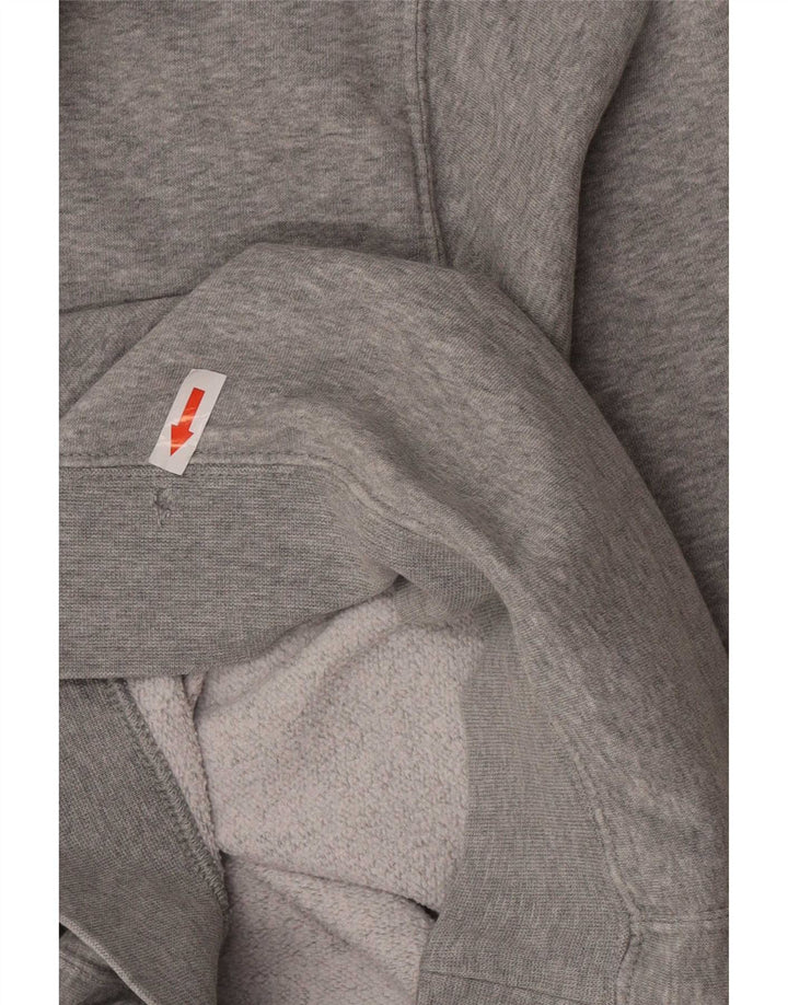 Pulover Nike Graphic Regular Fit pentru bărbați, bumbac mic, gri