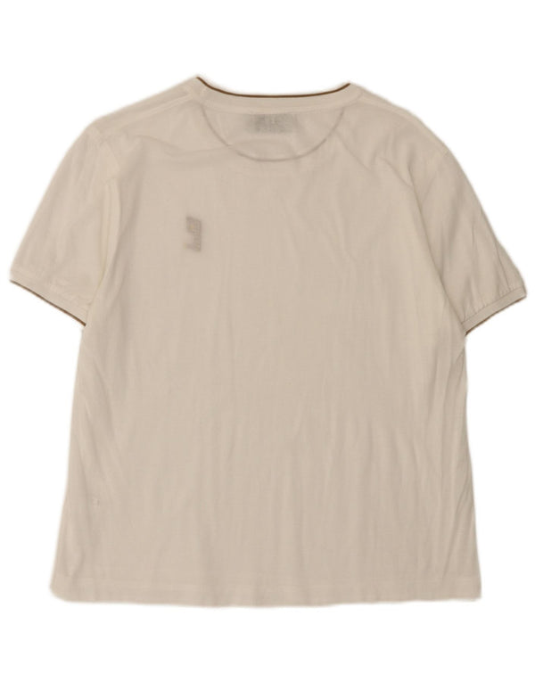 Carlo Pignatelli Tricou pentru femei Top UK 12 Medium White Bumbac