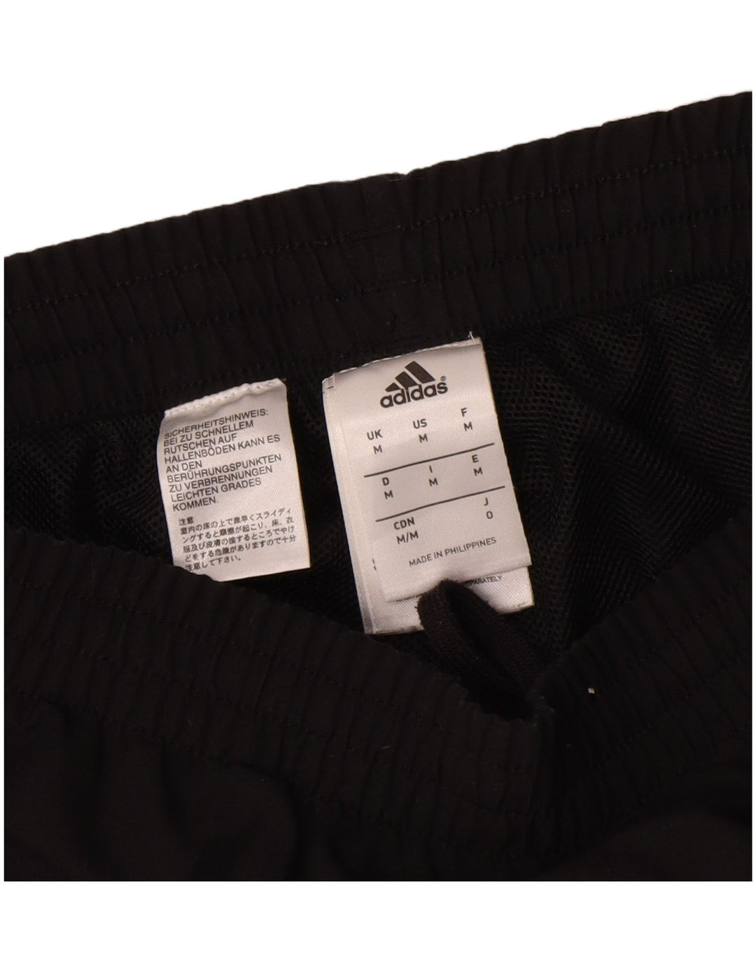 Pantaloni de trening Adidas pentru bărbați Joggeri poliester mediu negru