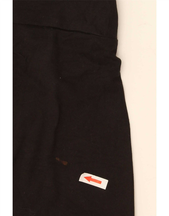Pantaloni scurti sport grafic Puma pentru femei UK 12 Medium Black