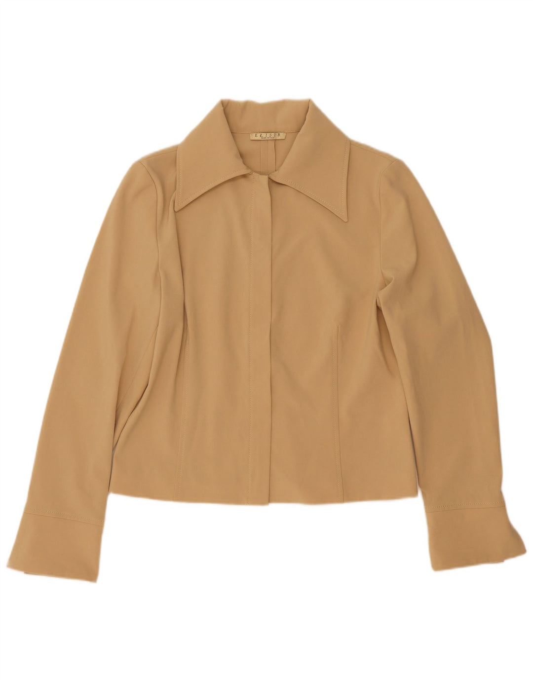 Bomber vintage pentru femei IT 46 mare, bej, poliester