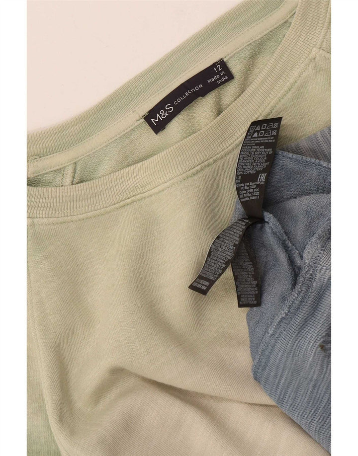 Pulover pentru damă Marks & Spencer pentru femei UK 12 Medium Green Colorblock
