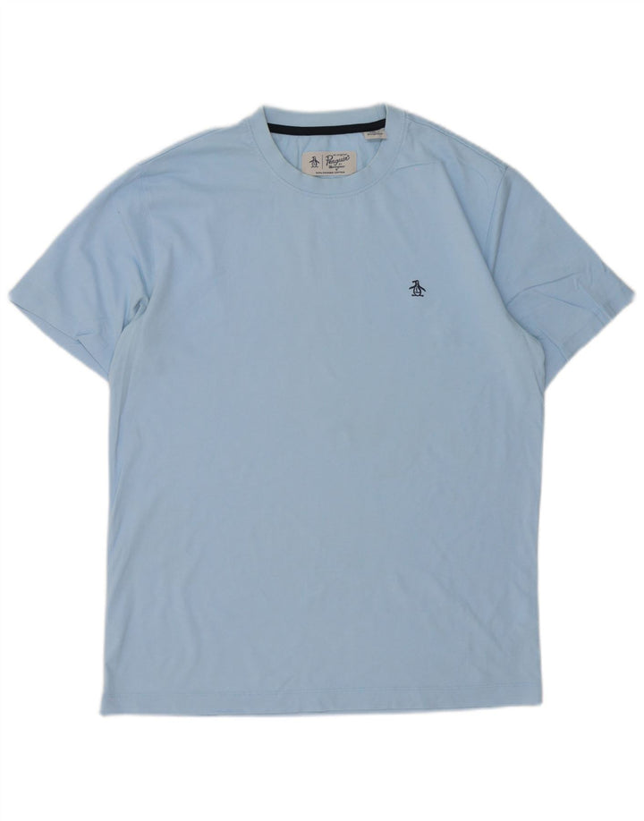 Tricou pentru bărbați Penguin Top Bumbac albastru mediu