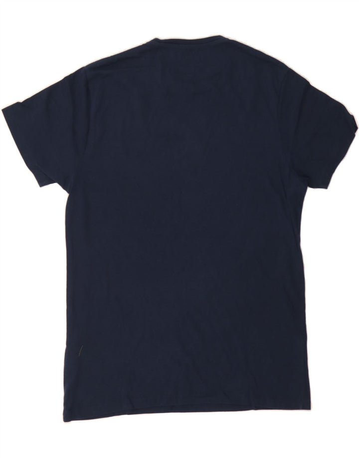 LIU JO Mens T-Shirt Top XL Navy Blue Cotton Vintage Liu Jo and Second-Hand Liu Jo from Messina Hembry 