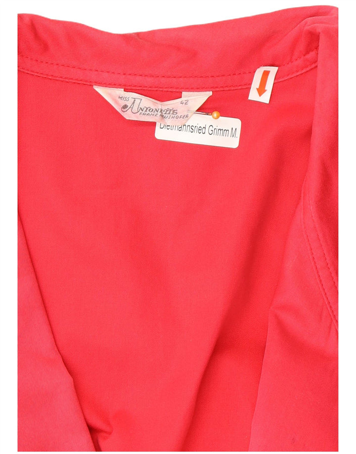 Pulover cardigan Vintage pentru femei la dublu piept IT 42 Roz mediu