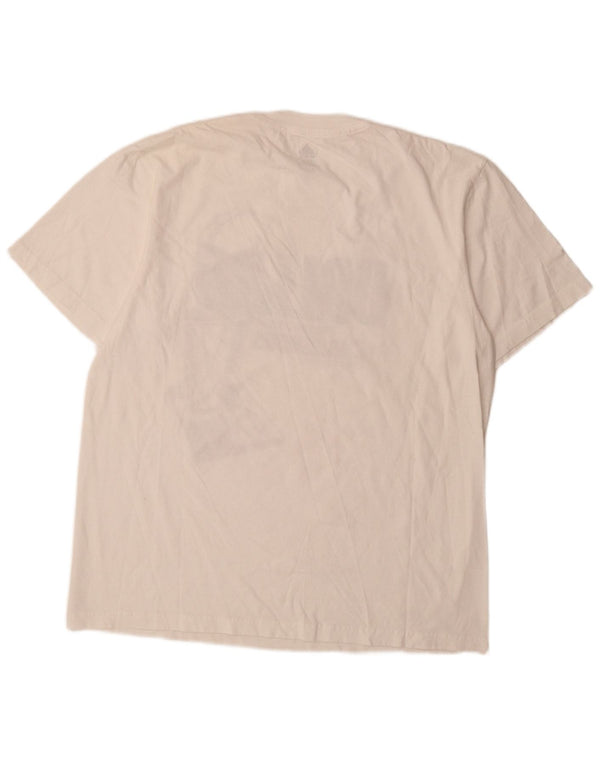 Tricou cu grafic Dallas Adidas pentru bărbați Top XL Bumbac alb