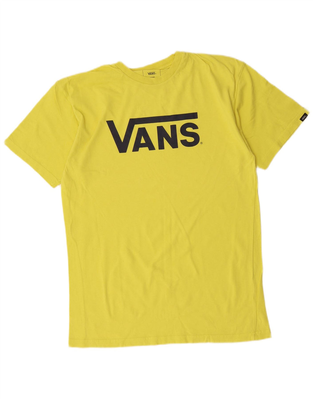 Tricou grafic pentru bărbați VANS Classic Fit Top Bumbac galben mediu