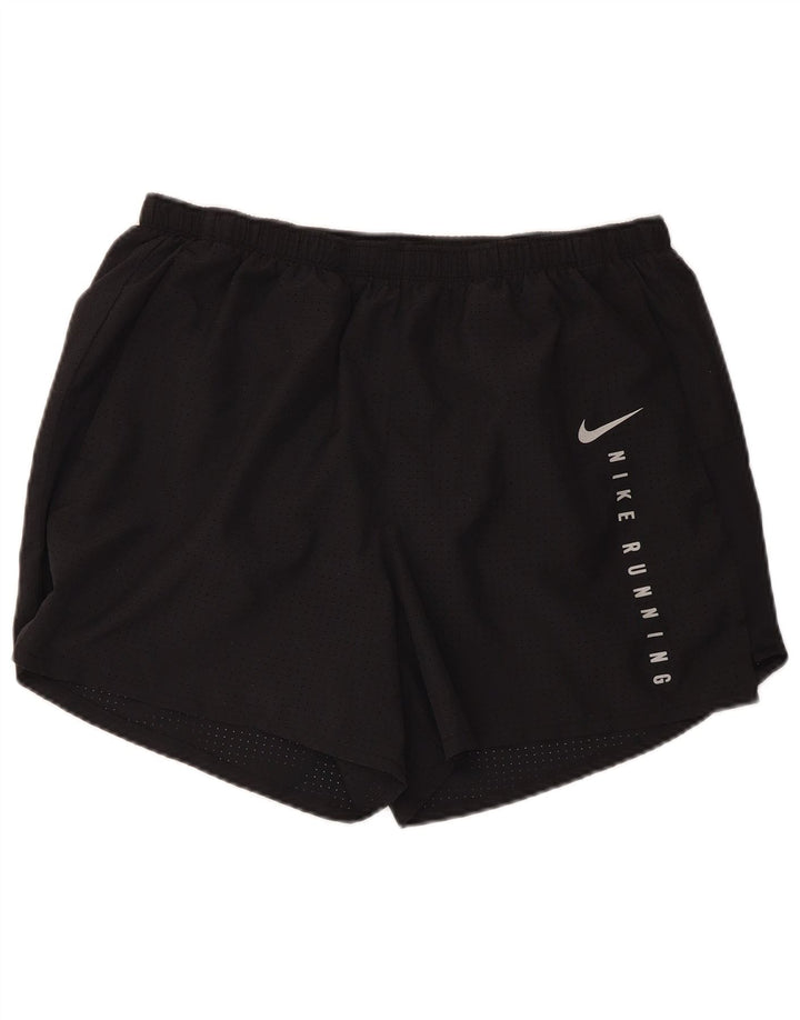 Pantaloni scurți sport NIKE Dri Fit Graphic pentru bărbați XL, poliester negru