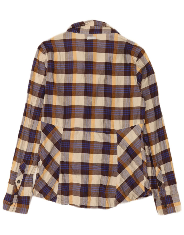 Cămașă de flanel pentru femei Columbia UK 10, bumbac cu carouri multicolore mici
