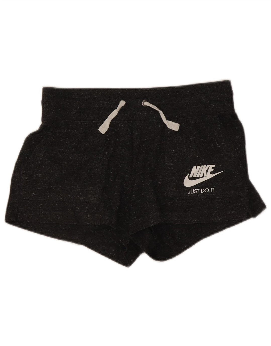 Pantaloni scurti sport Nike pentru femei UK 12, bumbac cu pete gri medii