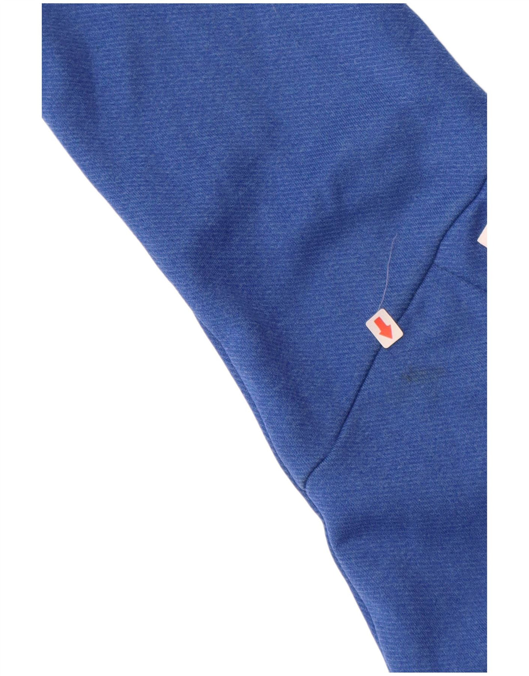 Top de trening ADIDAS Aeroready, cu fermoar și gât, albastru mediu