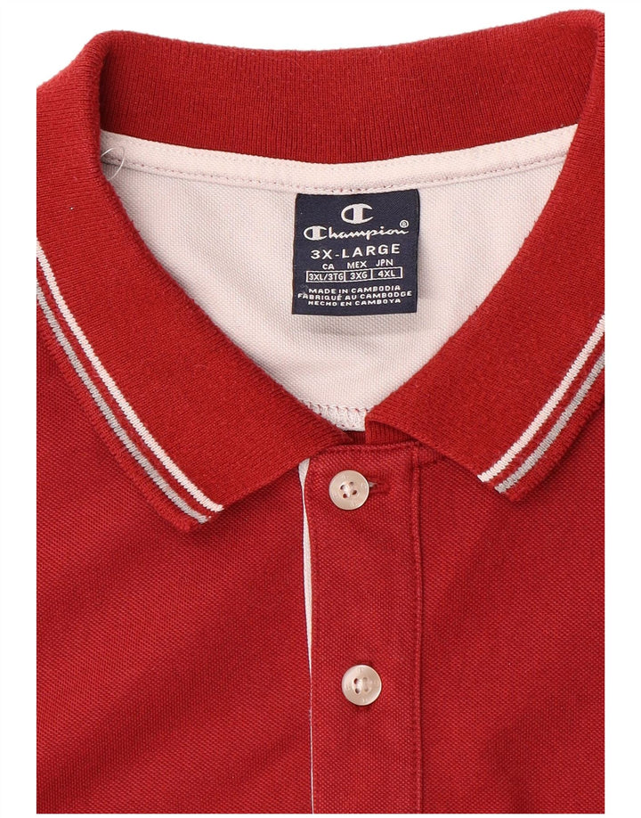 Tricou polo pentru bărbați CHAMPION 3XL roșu