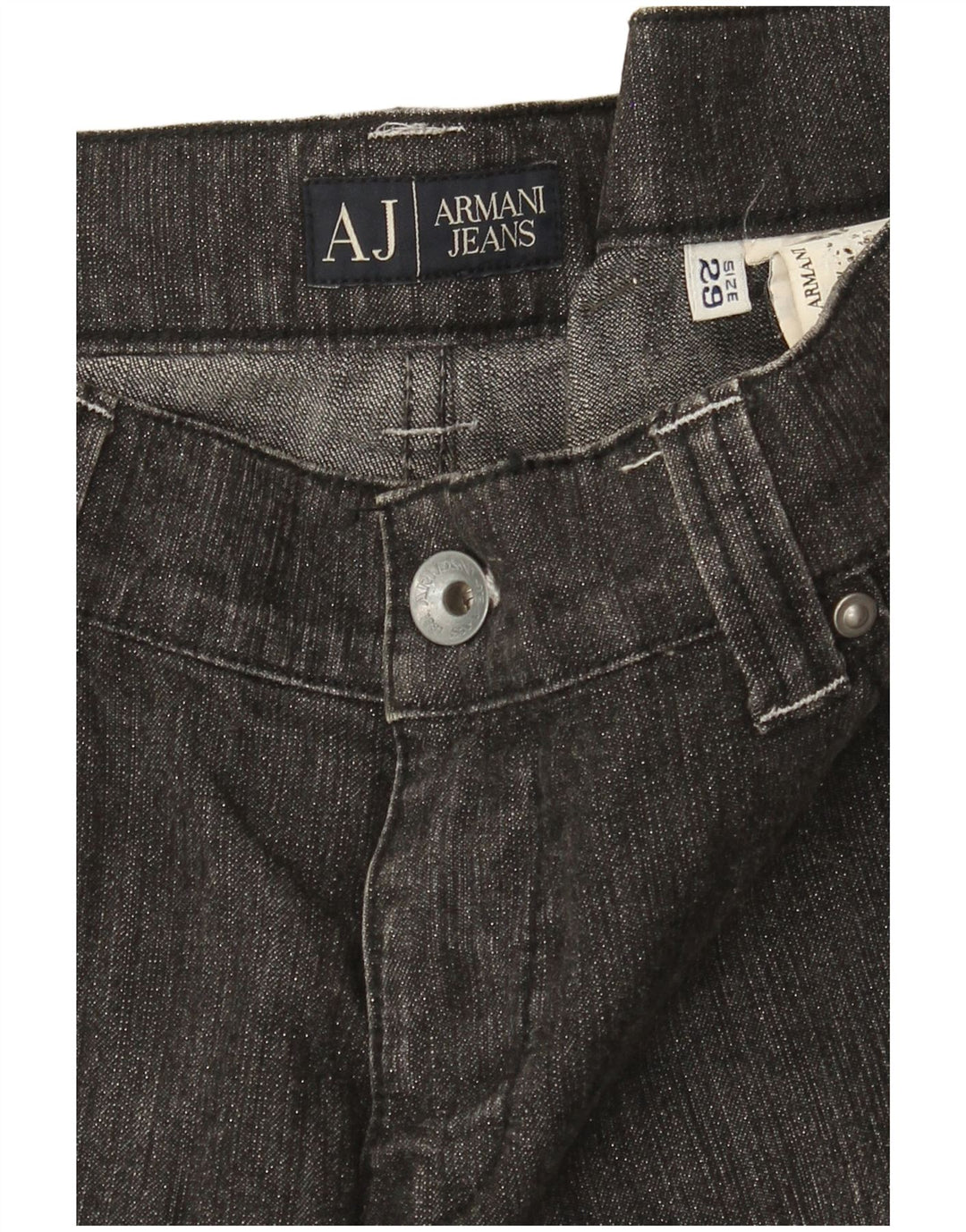 Blugi drepti pentru femei Armani W29 L28 gri