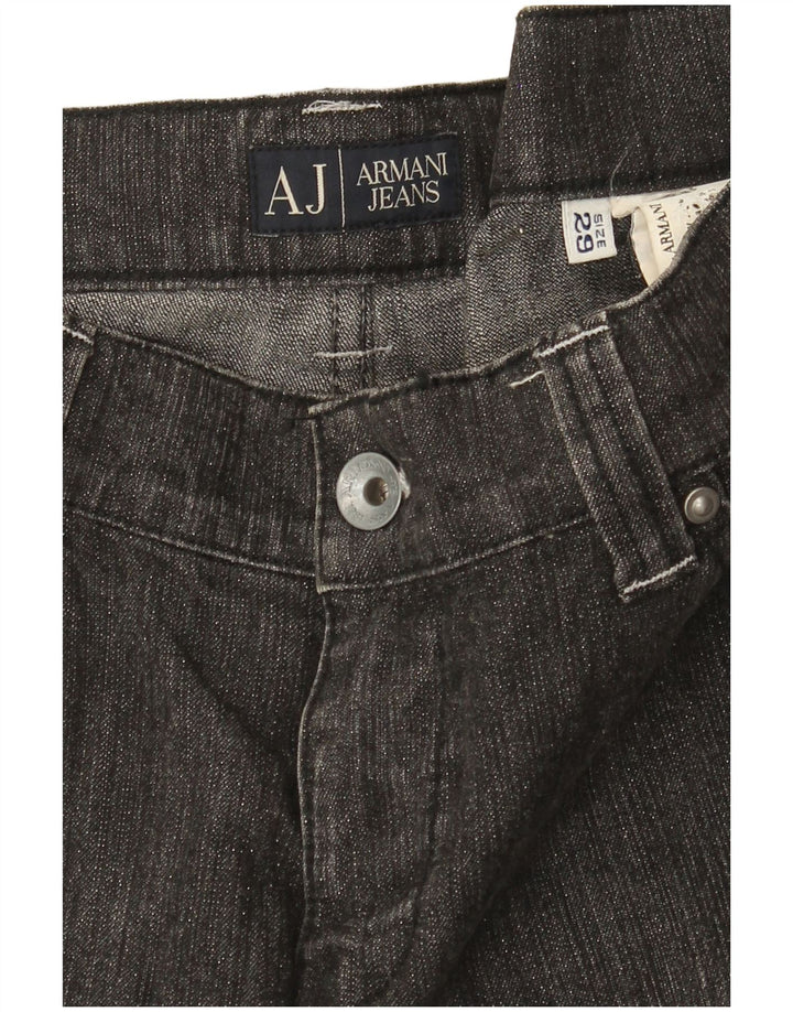 Blugi drepti pentru femei Armani W29 L28 gri