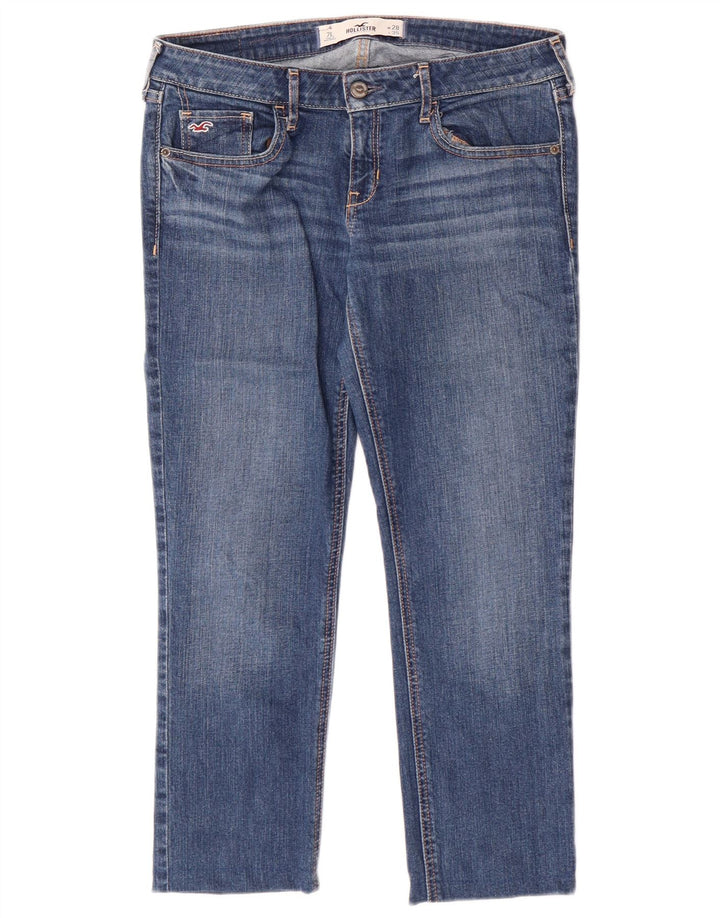 Blugi tăiați pentru femei Hollister US 7 Medium W28 L24 Blue