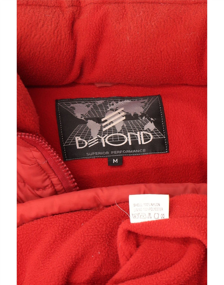 Jachetă căptușită Beyond pentru bărbați UK 38 Medium Red Colorblock Nylon