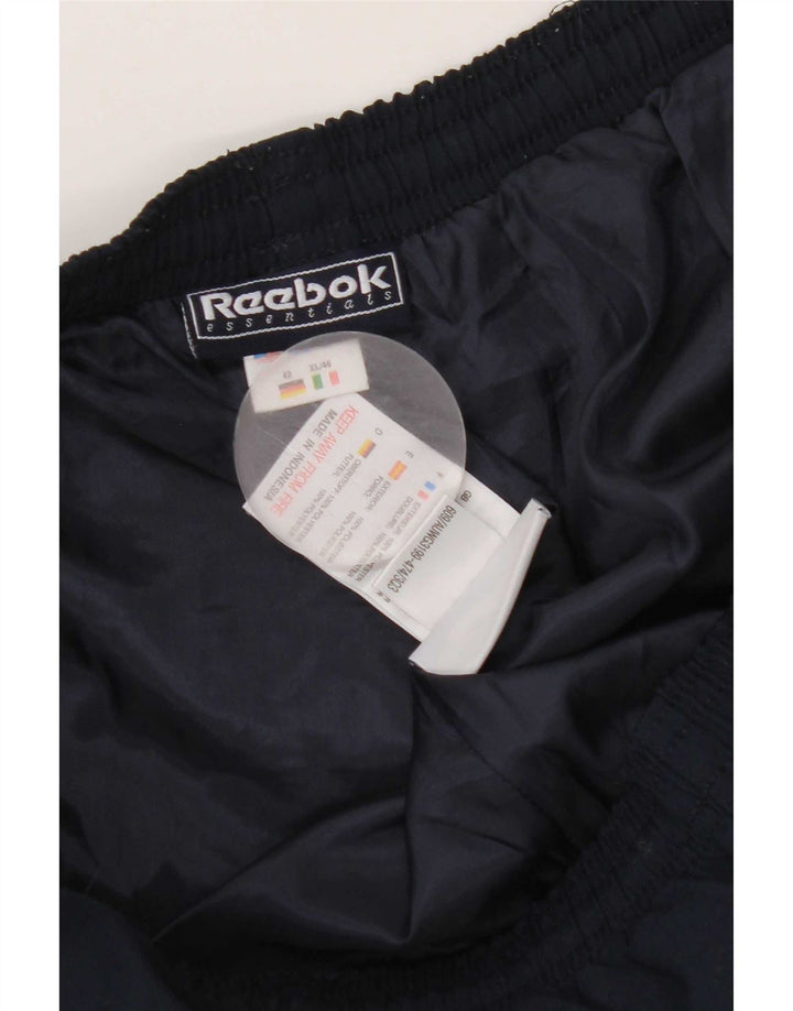 Pantaloni de trening Reebok pentru femei UK 16, mari, bleumarin, poliester