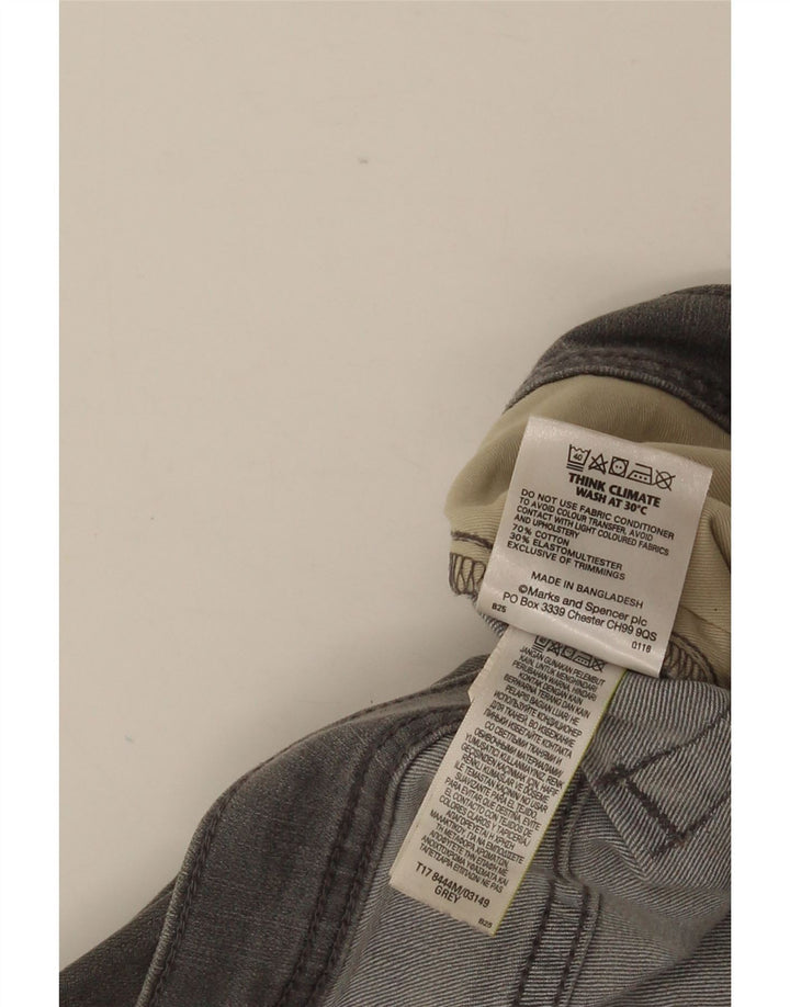 Blugi drepti pentru bărbați Marks & Spencer W40 L29 bumbac gri