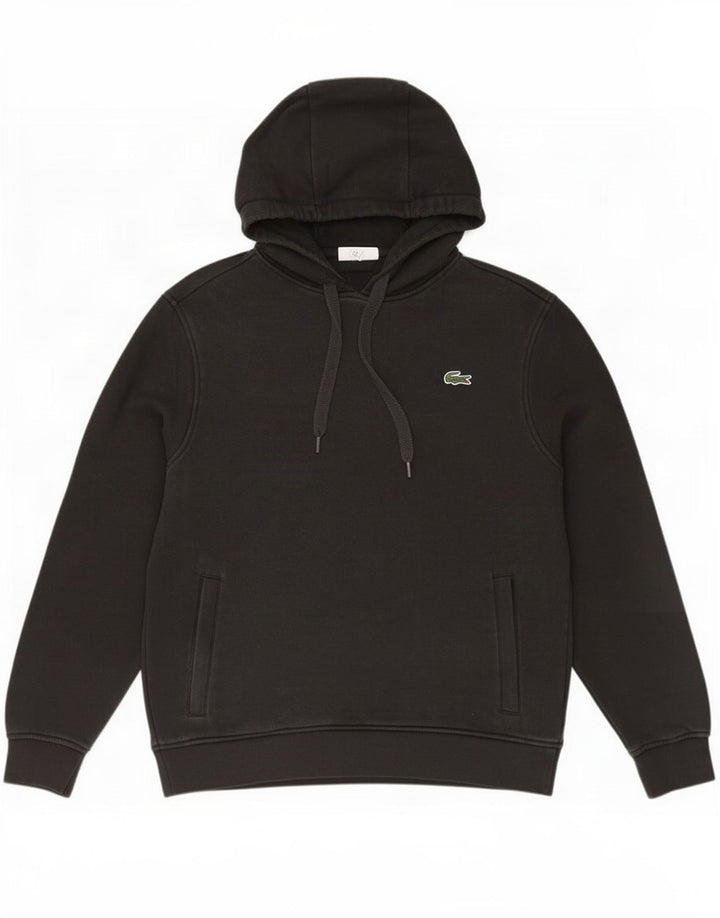 Pulover Lacoste pentru bărbați, mărimea 4, bumbac negru mediu