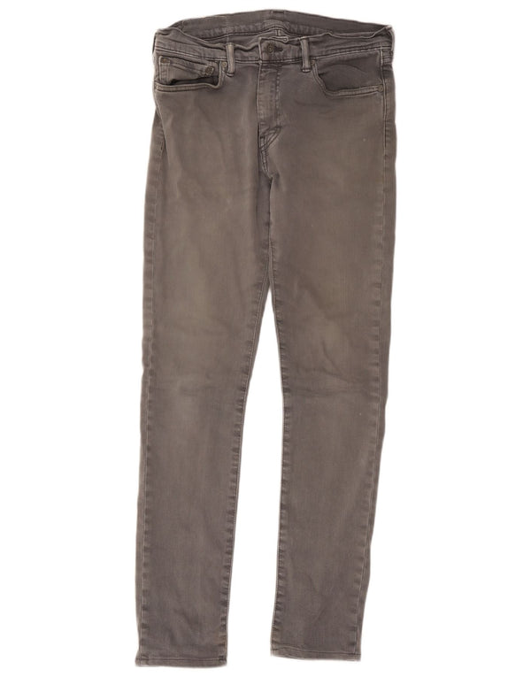 Blugi skinny pentru bărbați Levi's W32 L34 bumbac gri