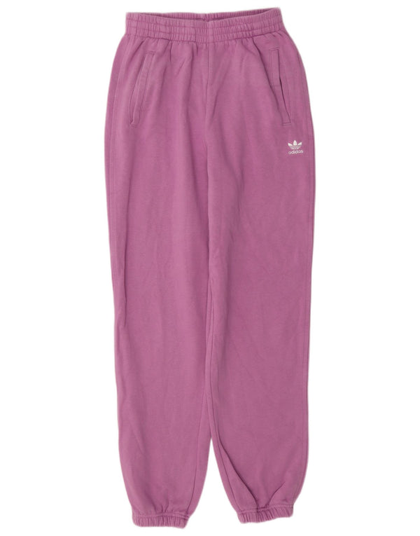Pantaloni de trening Adidas pentru femei Joggeri UK 4/6 XS Bumbac roz