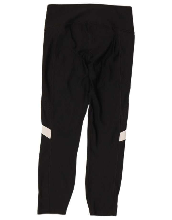 Leggings crop pentru femei Under Armour UK 12 Medium Black Colorblock Poliester