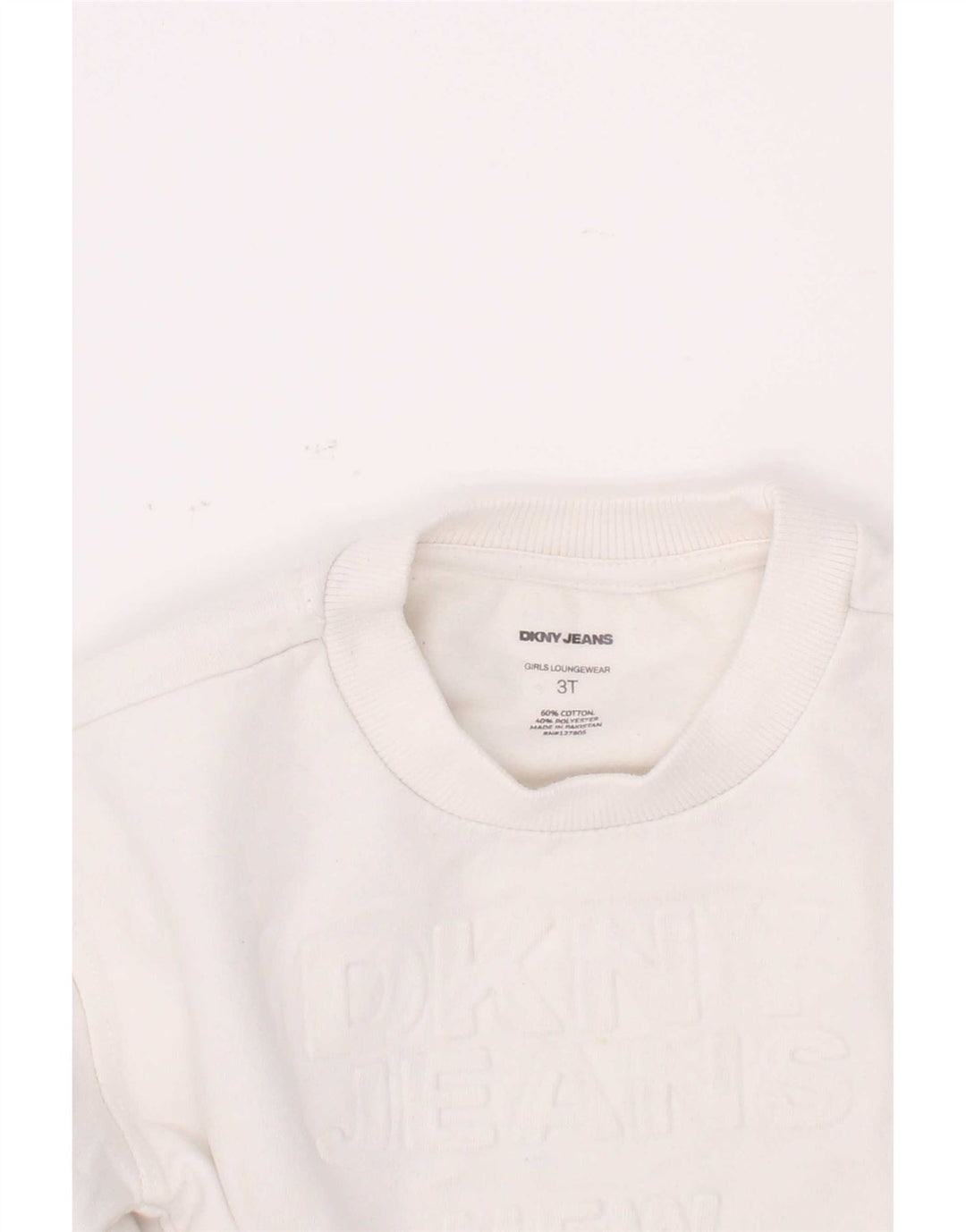 Dkny Boys Pulover Grafic Pulover 2-3 Ani Bumbac Alb