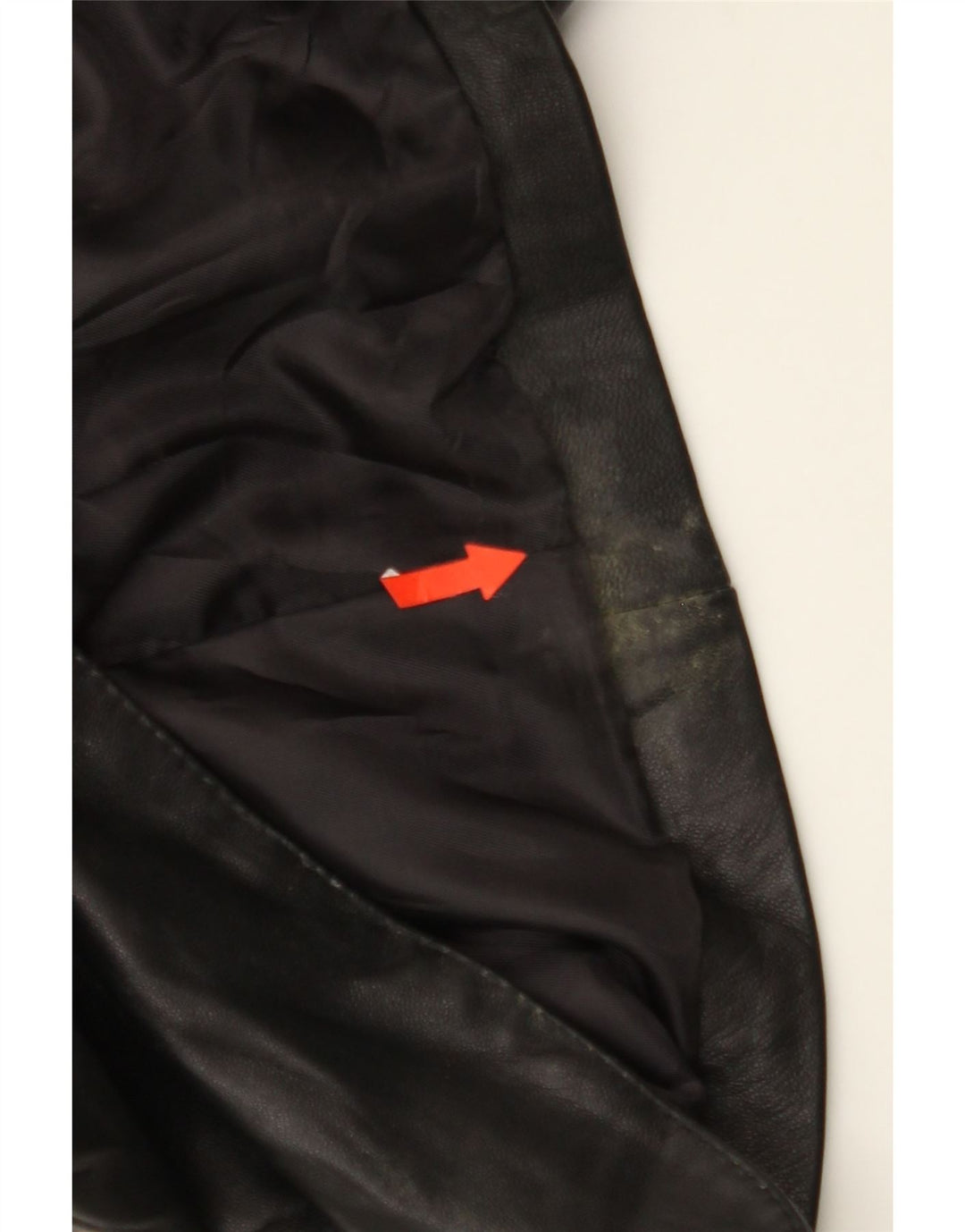 VINTAGE Womens Leather Jacket IT 46 Large Black Leather Vintage Vintage and Second-Hand Vintage from Messina Hembry 