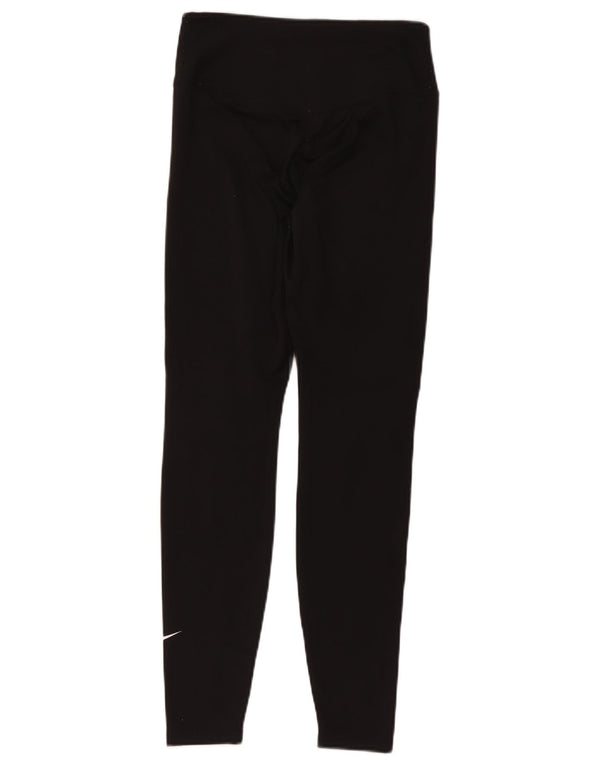 Leggings Nike Dri Fit pentru femei UK 14 Poliester mediu negru