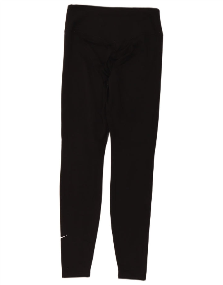 Leggings Nike Dri Fit pentru femei UK 14 Poliester mediu negru