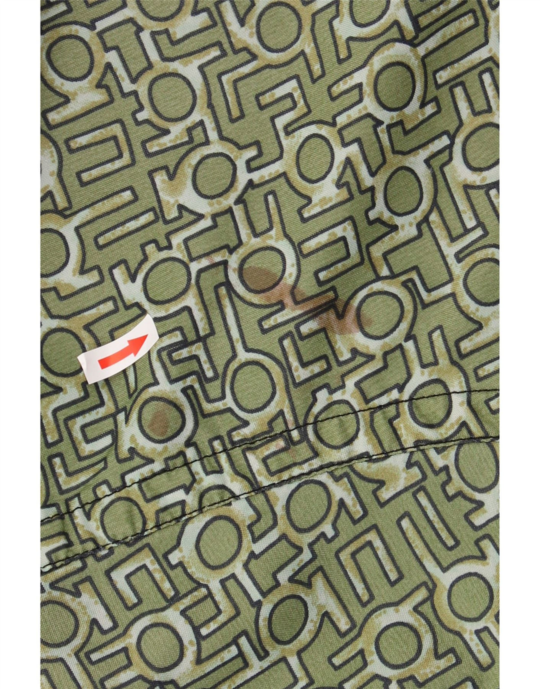 PROLINE Jachetă Anorak pentru bărbați UK 44 2XL Verde Geometric