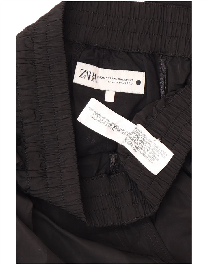 Fusta evazată pentru femei Zara XS W30 Poliester negru