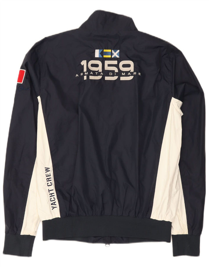 Jachetă de top pentru trening pentru bărbați Armata Di Mare IT 46 Small Bleumarin Colorblock