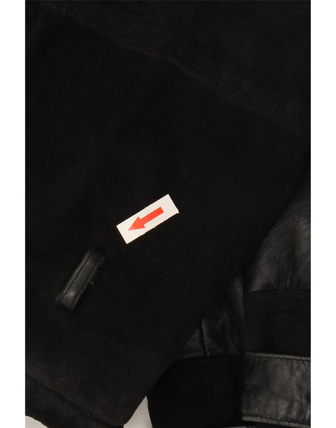 Jacheta de piele intoarsa pentru femei VINTAGE IT 48 XL neagra