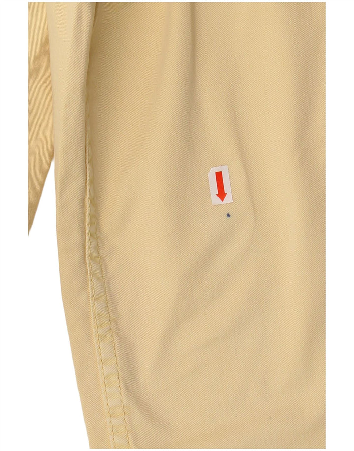 Pantaloni cropped slim pentru femei ICEBERG L27 L25 galbeni