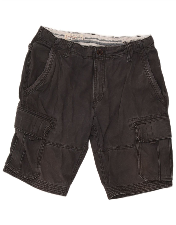 Pantaloni scurți cargo pentru bărbați Fat Face W36, bumbac gri mare