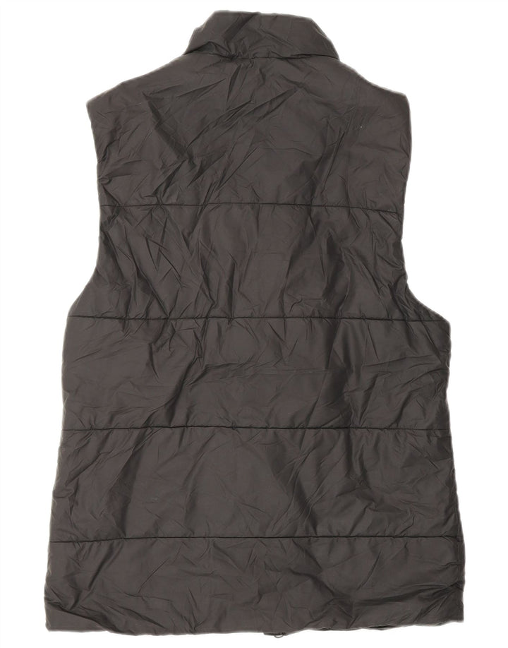 Gilet căptușit pentru femei ADIDAS UK 10, poliester negru mic