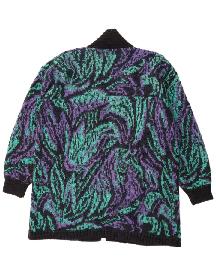 Amari Pulover cardigan cu paragate supradimensionat pentru femei UK 10 mic multicolor